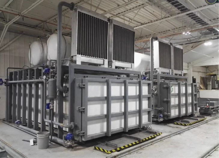 Vacuum wood drying kiln